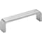 Elements 4" Center-to-Center Brushed Chrome Square Asher Cabinet Pull 193-4BC - alternate 1